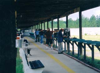 pistol match at the new range